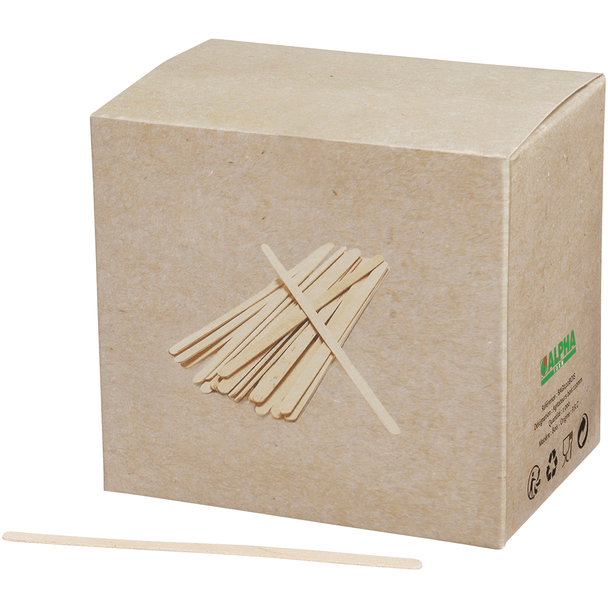 BOITE DISTRIBUTRICE DE SPATULES BOIS 110X4.9- SERVIPACK- SCT 1000