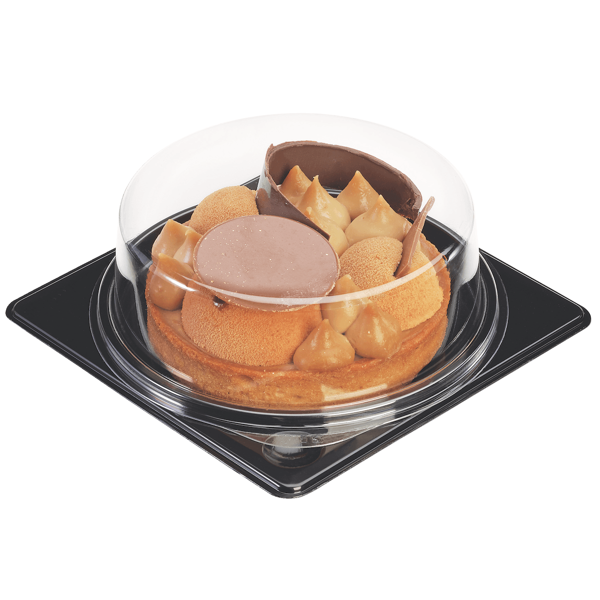 1 TARTELETTE RONDE DIAM 100MM NOIR/ CRISTAL SUCREE/SALEE -SCT 30