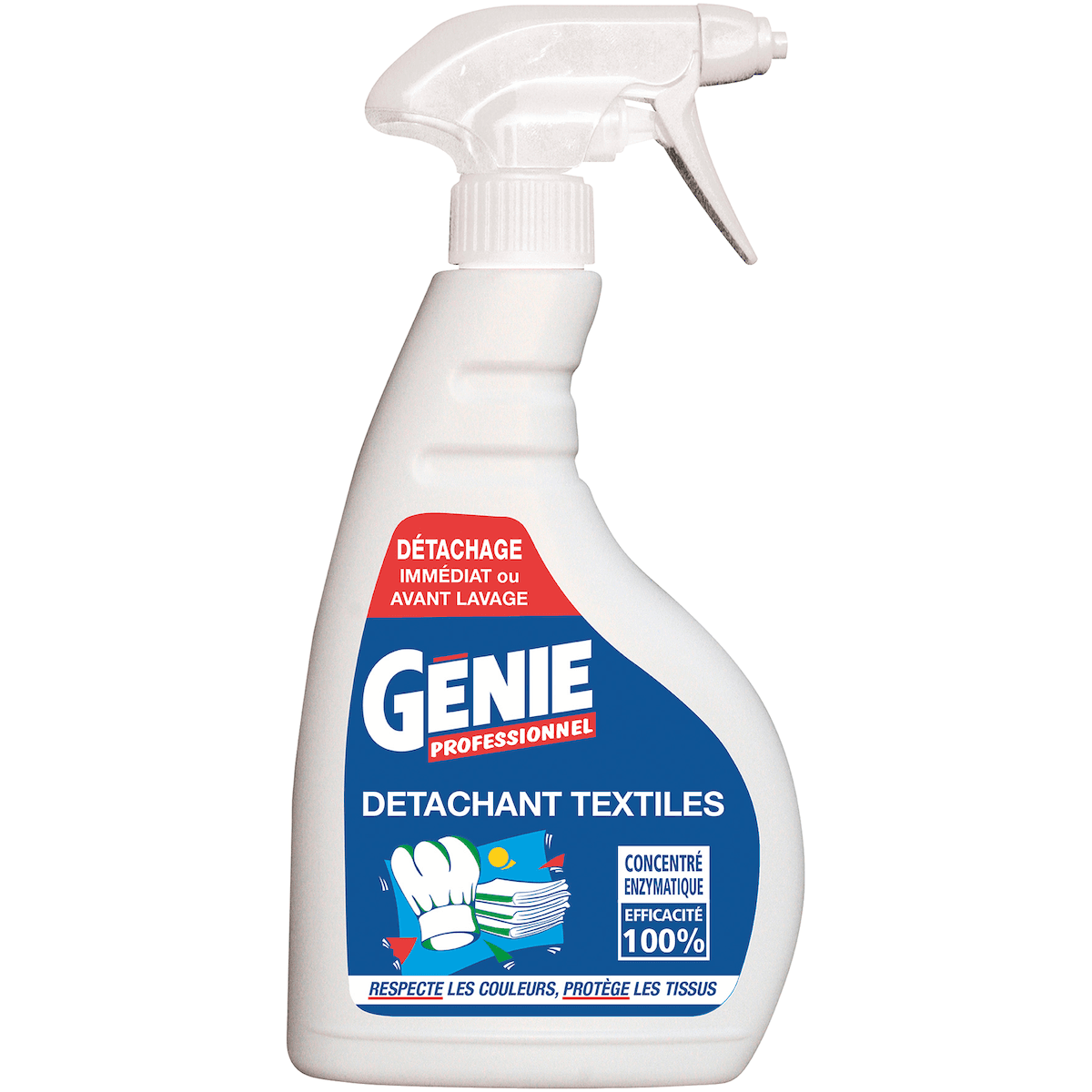 DÉTACHANT LINGE INSTANTANÉ GÉNIE - GENIE - FLACON DE 500ML