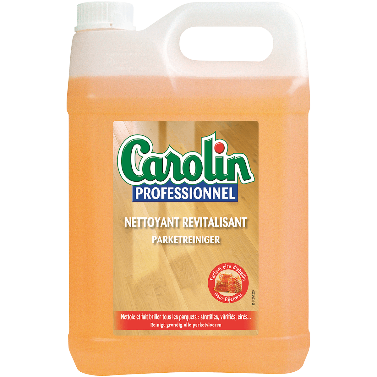 DÉTERGENT REVITALISANT POUR PARQUETS - CAROLIN - BIDON DE 5L