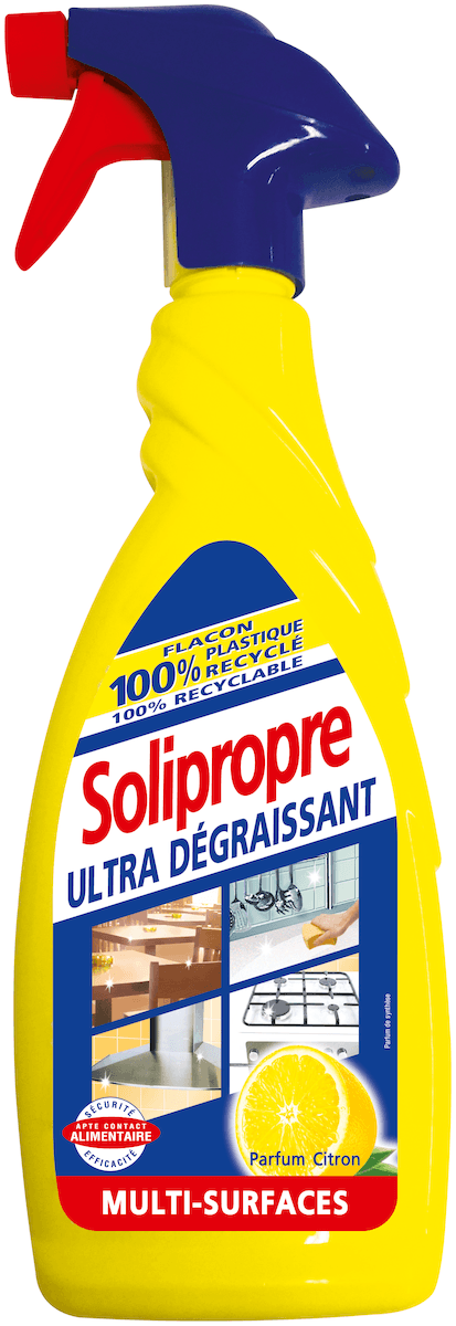DÉGRAISSANT ALIMENTAIRE SOLIPROPRE - SOLIPRO - FLACON DE 650ML