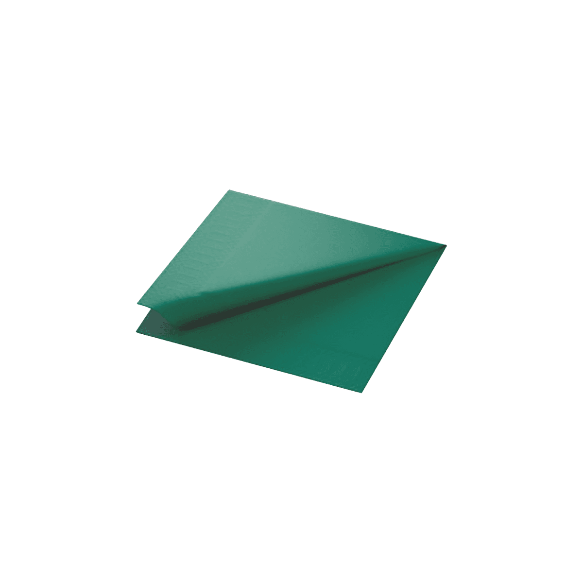 SERVIETTE NON TISSÉE BIO DUNISOFT 40X40CM VERT FONCE - CARTON DE 360