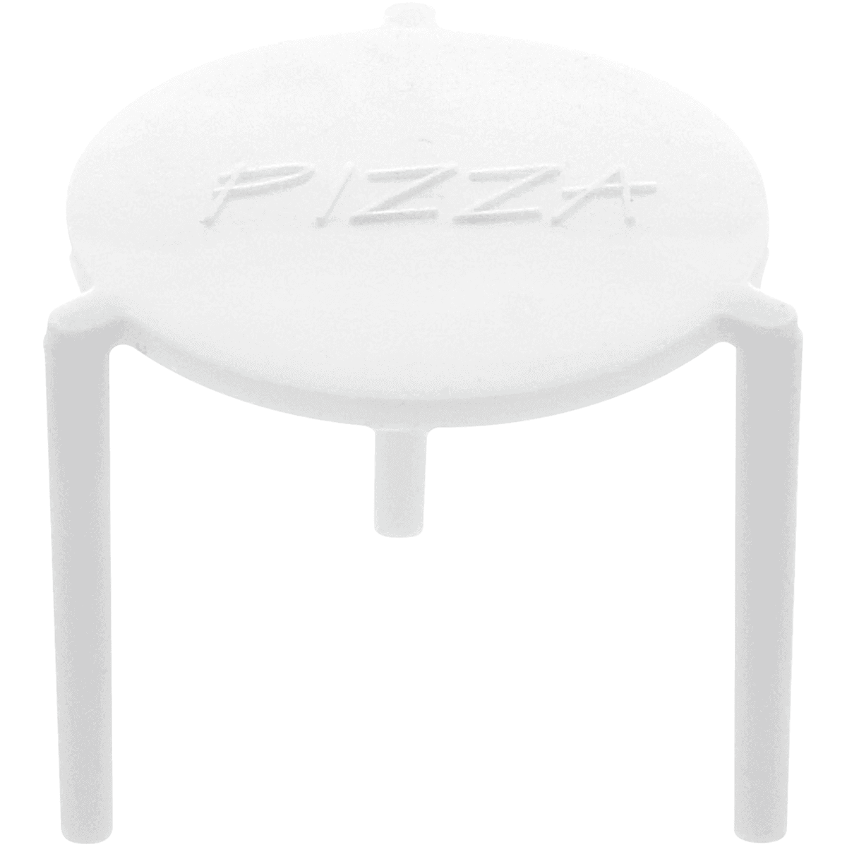 PETITES TABLES PIZZA Ø 4,5X3,7 CM BLANC PP - X100