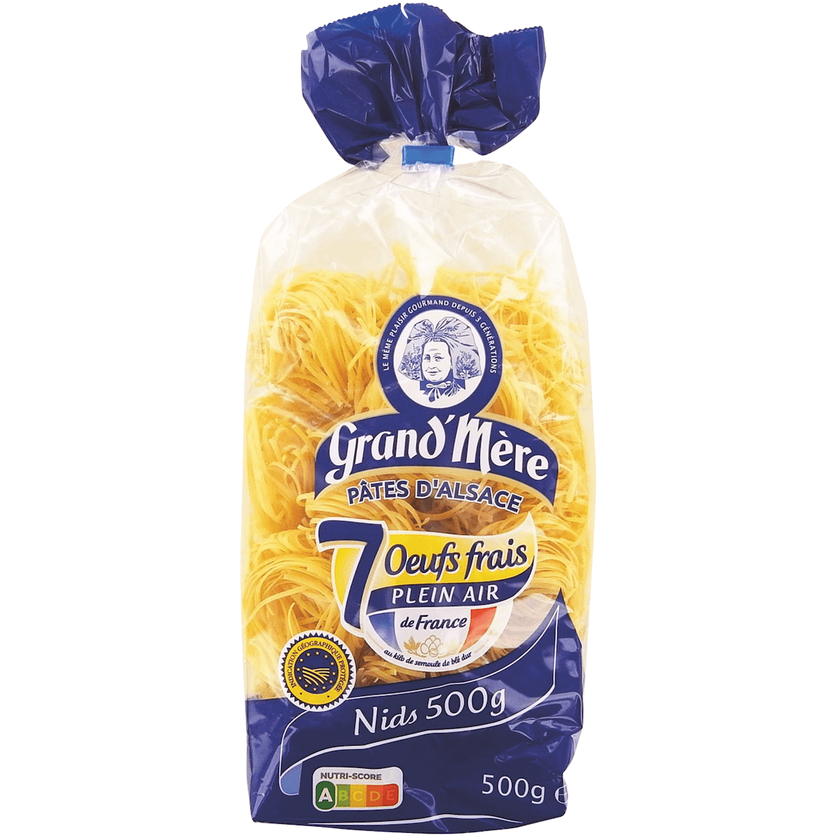 TAGLIATELLES NIDS 2MM - SACHET 500G