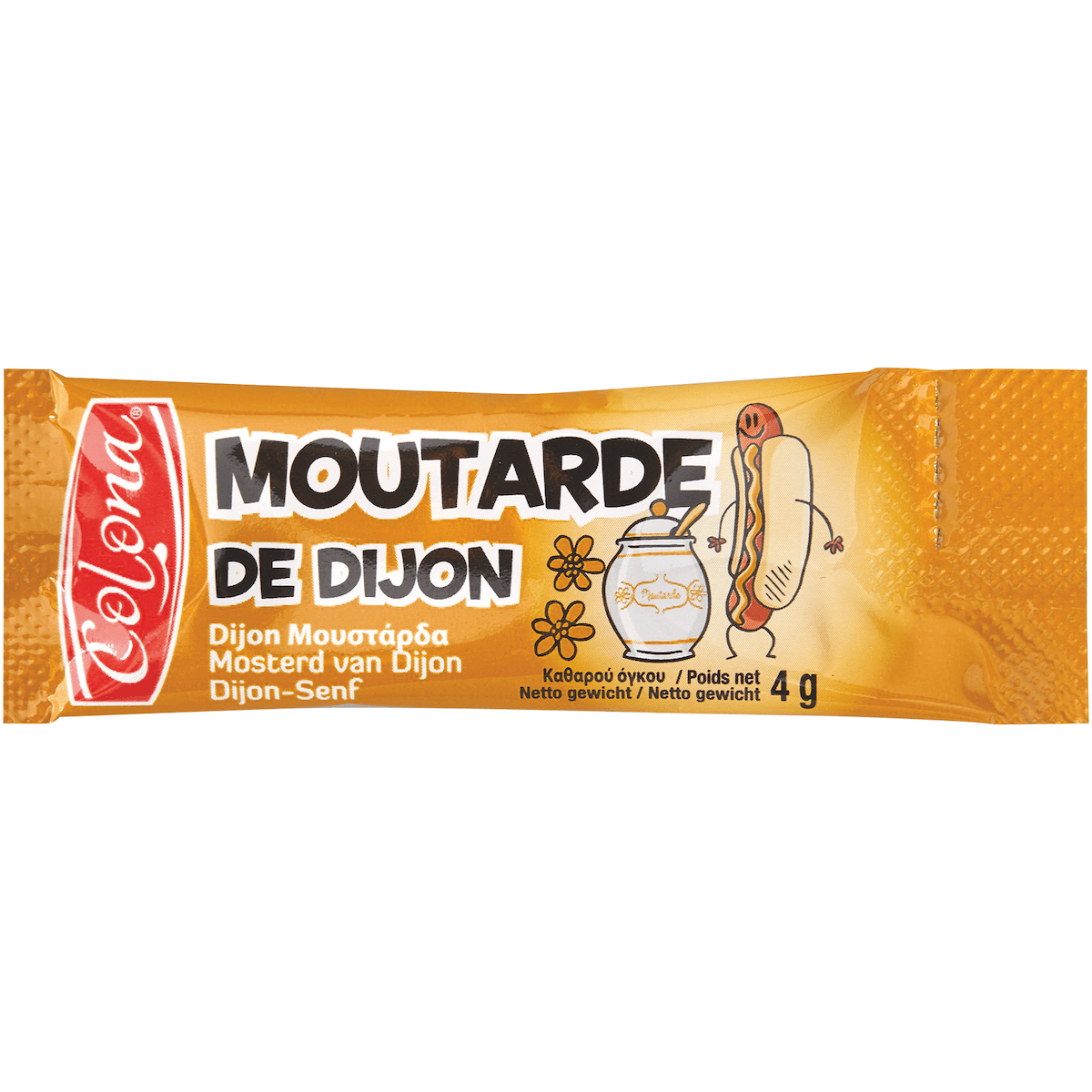 MOUTARDE FORTE COLONA 1000 DOSETTES DE 4G