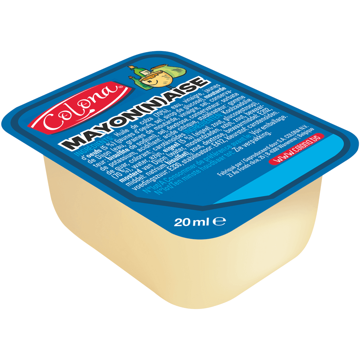 MAYONNAISE COLONA 120 COUPELLES DE 20ML