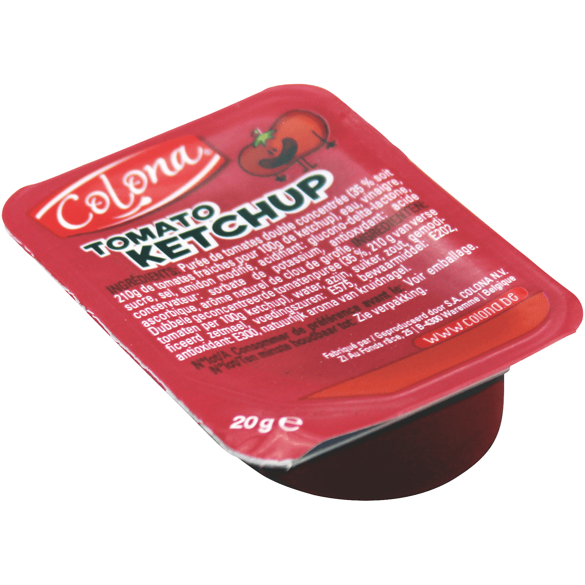TOMATO KETCHUP 35% COLONA 120 COUPELLES DE 20G