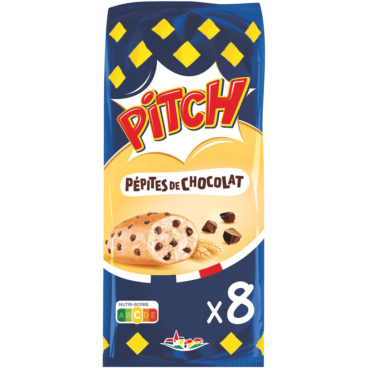 BRIOCHES PITCH PEPITES DE CHOCOLAT X8 - 300G