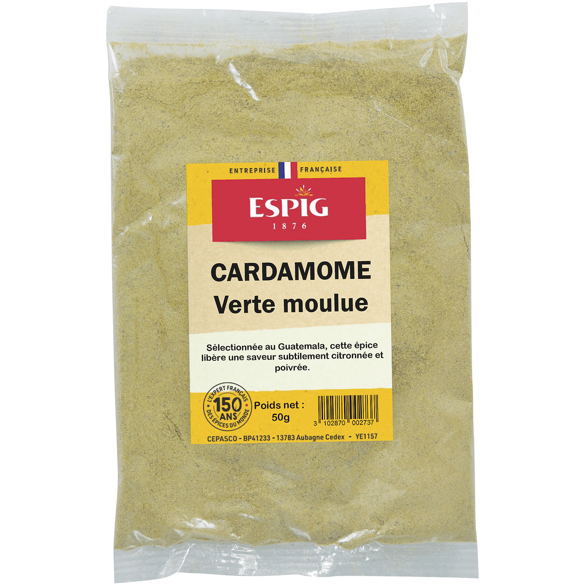 CARDAMOME VERTE POUDRE - 50G