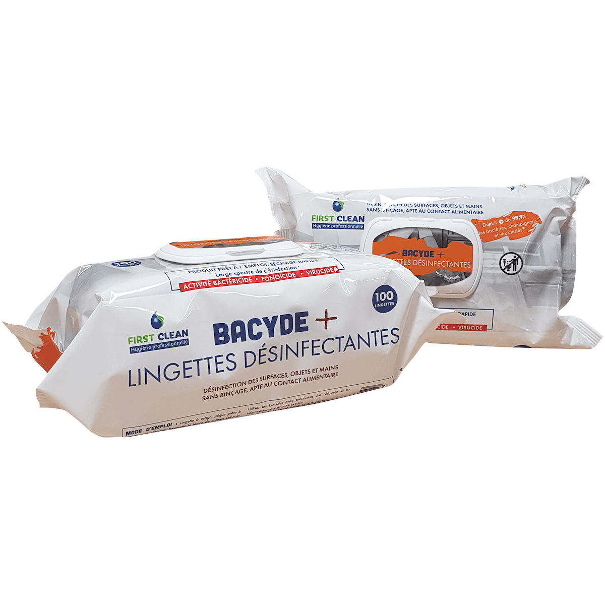 DESINFECTANT  SURFACE SS RINCAGE TP1/2 ET 4 -PACK 100 LINGETTES