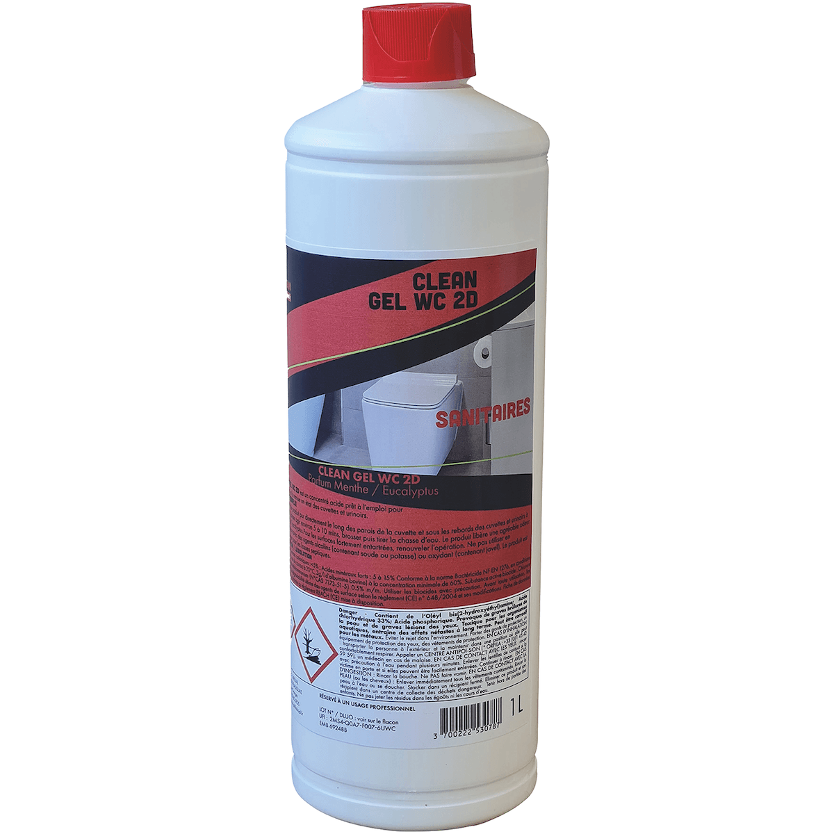 CLEAN DÉTARTRANT DÉSINFECTANT WC GEL - DÉTARTRANT DÉSINFECTANT WC