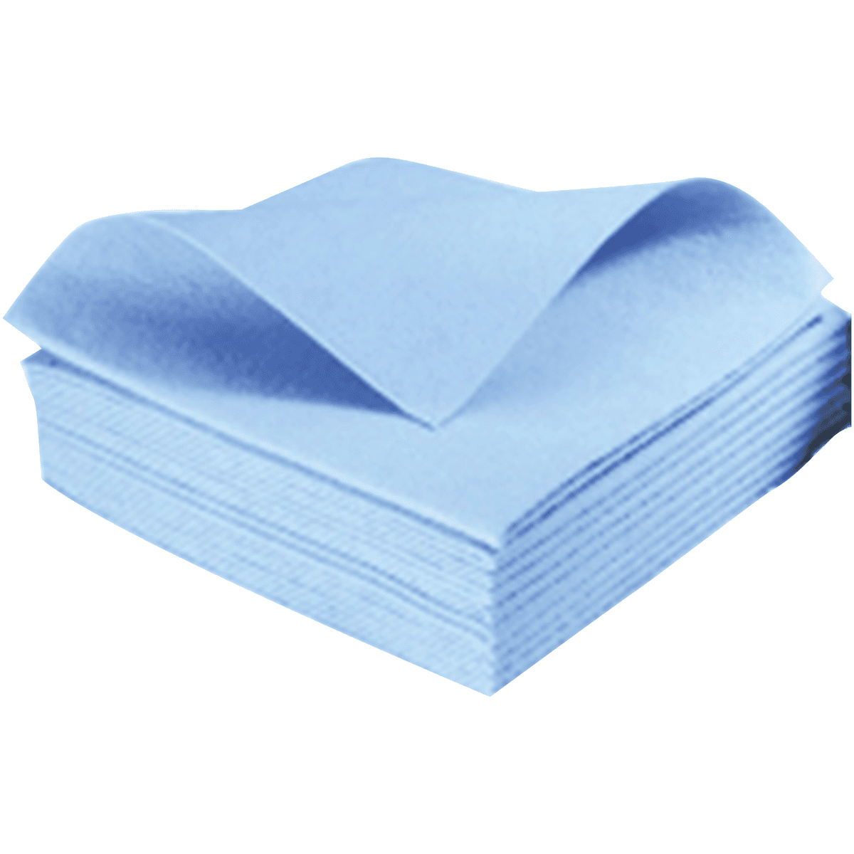LAVETTE NON TISSEE ABSORBANTE 38X40CM BLEUE - PAQUET DE 10