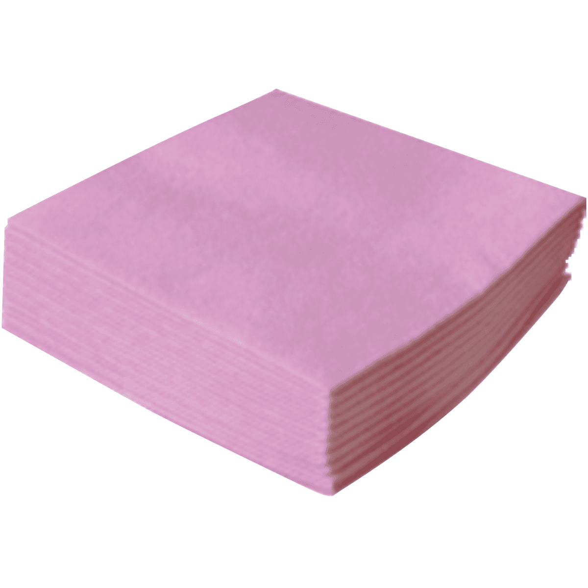 LAVETTE NON TISSEE ABSORBANTE 38X40CM ROSE - PAQUET DE 10