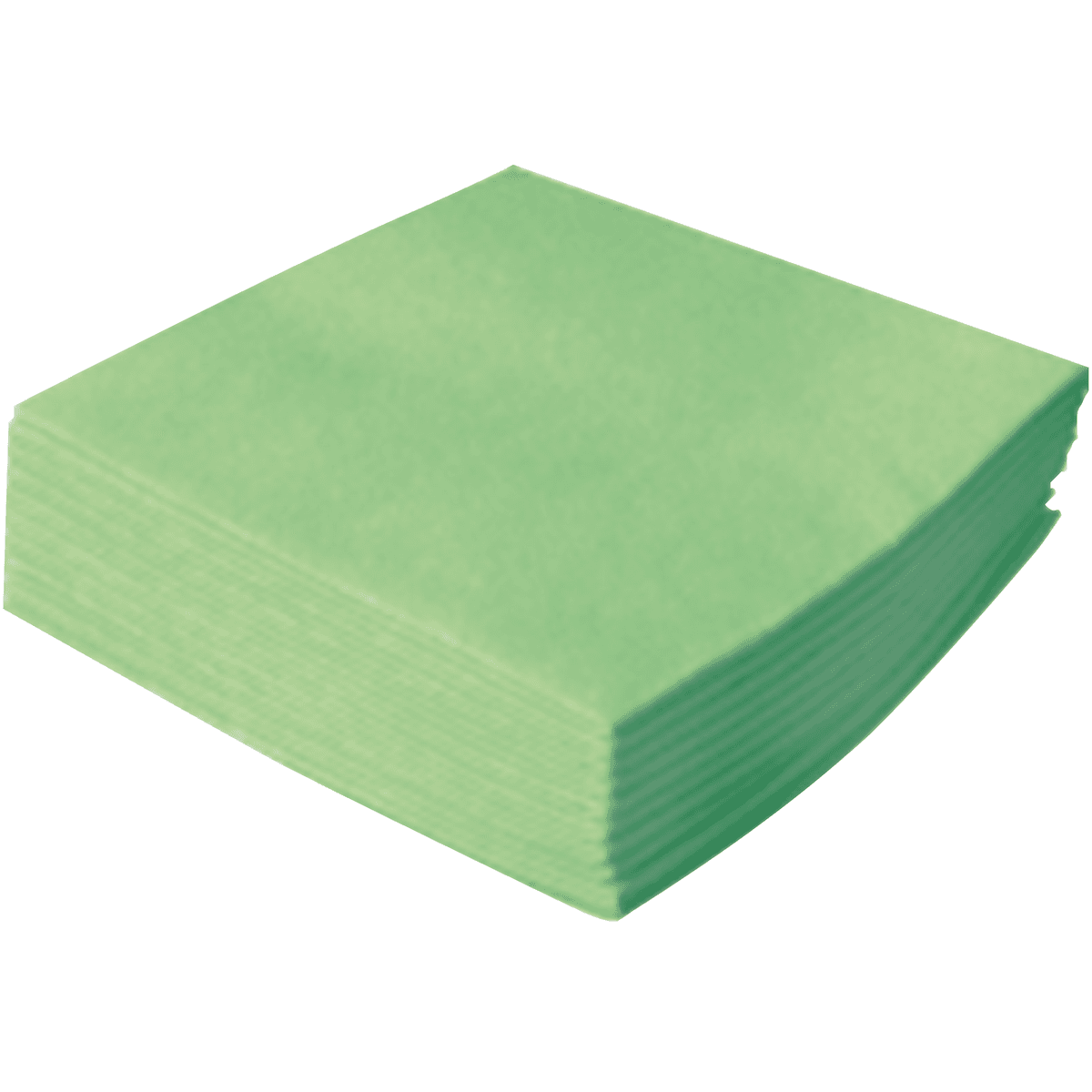 LAVETTE NON TISSEE ABSORBANTE 38X40CM VERTE - PAQUET DE 10