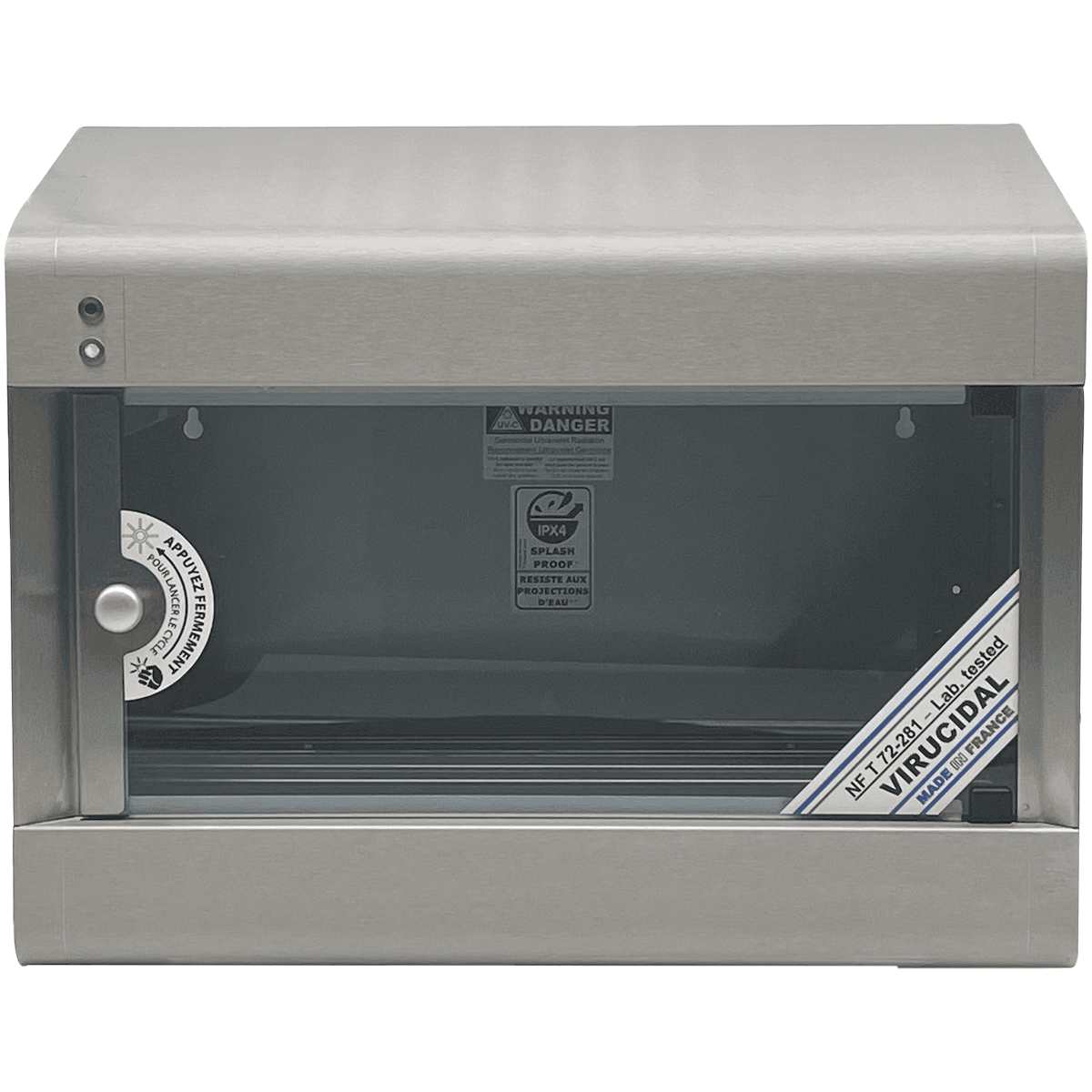 VIROBOX 15 - ENCEINTE DE STÉRILISATION - LAMPE VIRUCIDE 1X15W E14