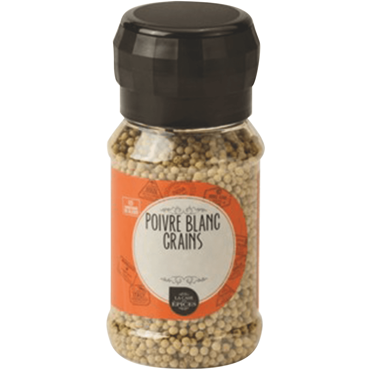 POIVRE BLANC GRAIN FLAPPER ET BROYEUR 280G
