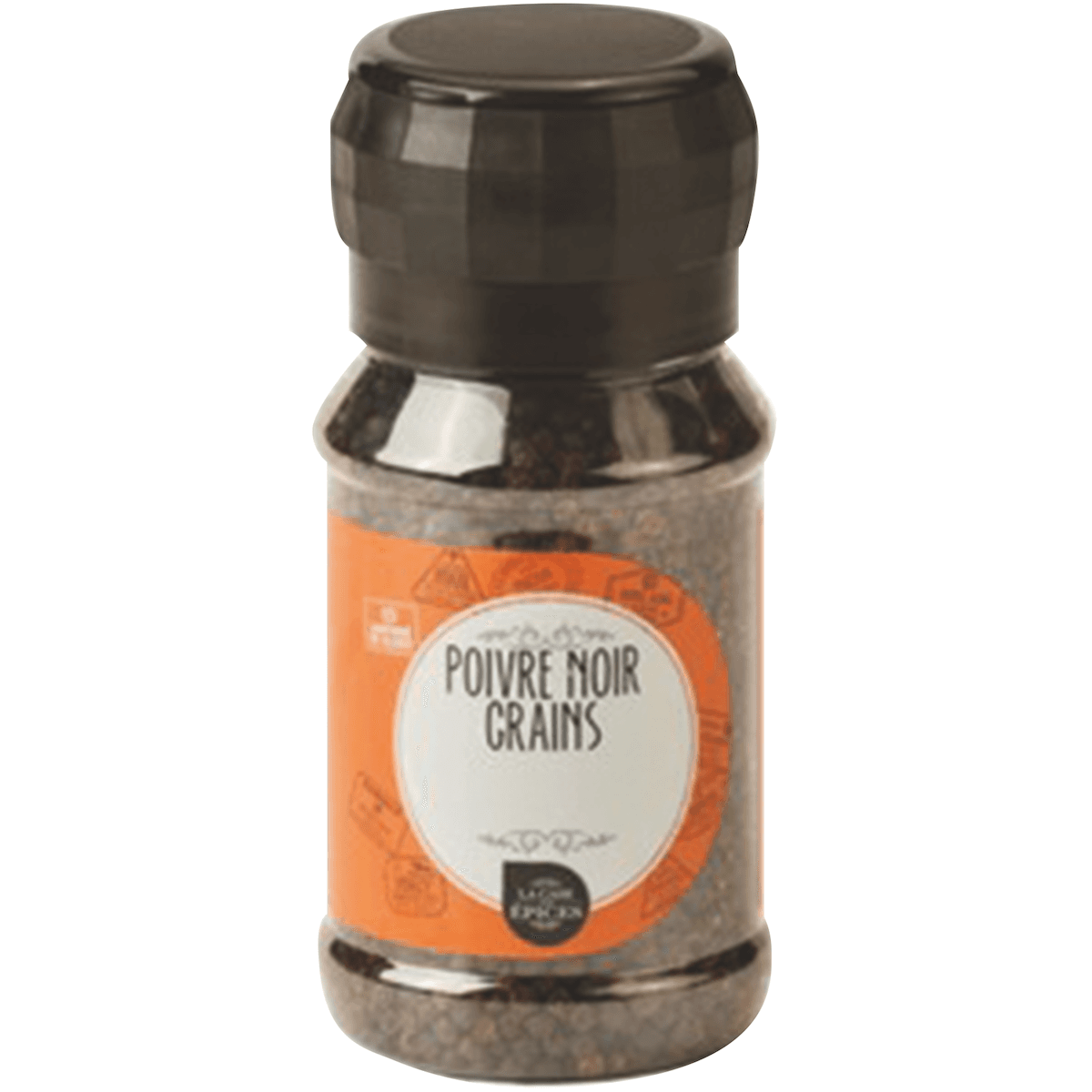 POIVRE NOIR GRAIN FLAPPER ET BROYEUR 240G