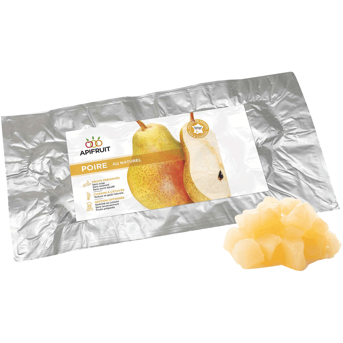 POIRE WILLIAMS EN CUBE - SACHET 1KG
