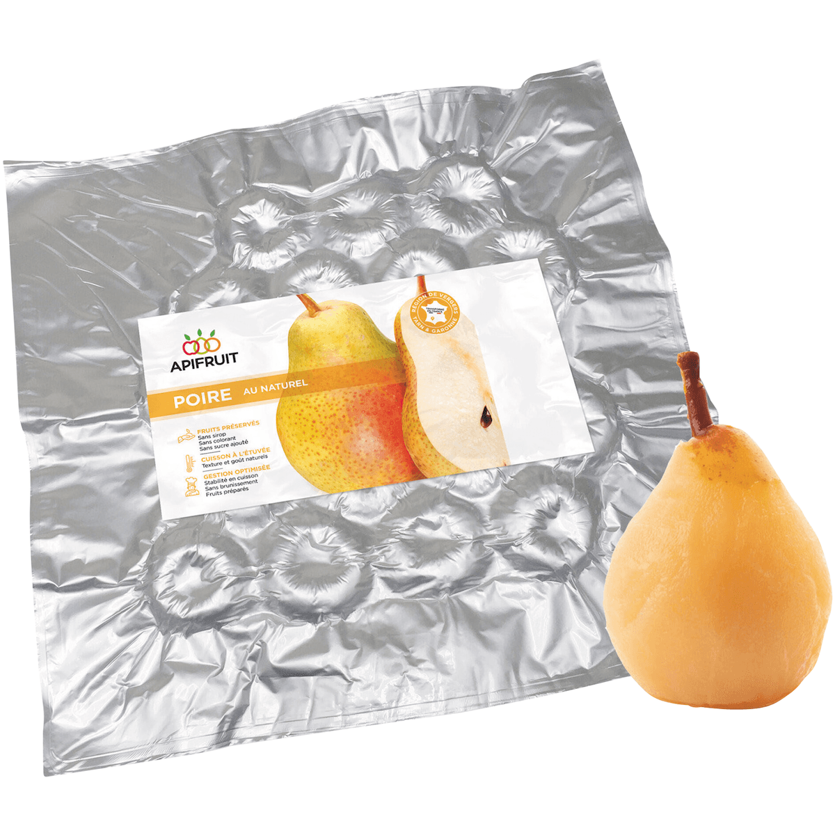 POIRE WILLIAMS BIO EN CUBE - SACHET 3KG