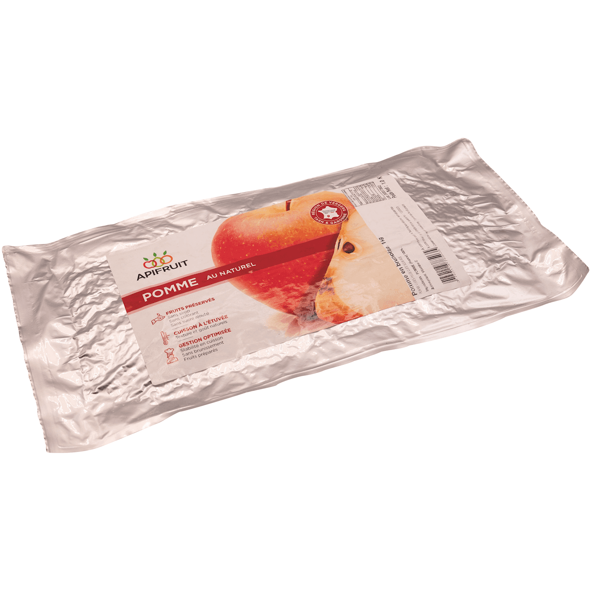 POMME HVE AU CASSIS EN BRUNOISE - POCHE 1KG