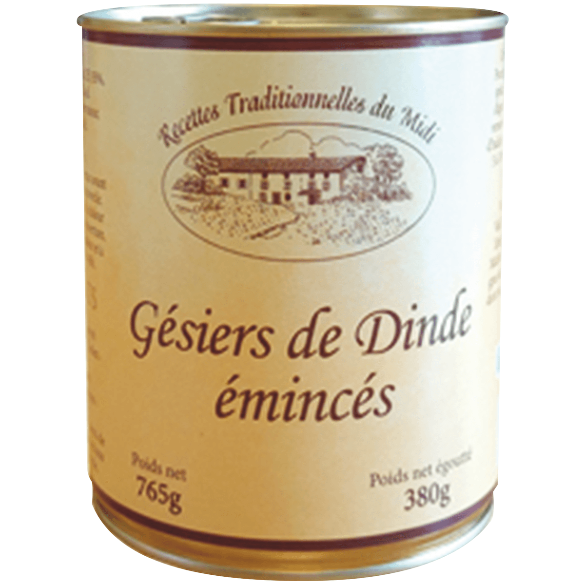 GESIERS DE DINDE EMINCES BOITE 4/4