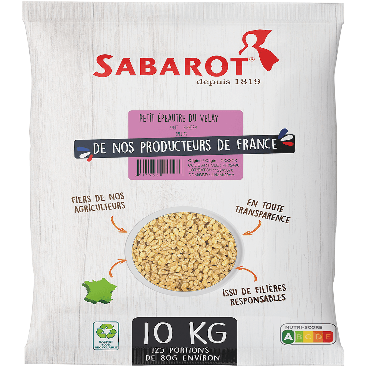PETIT EPEAUTRE DU VELAY  - SAC 10KG