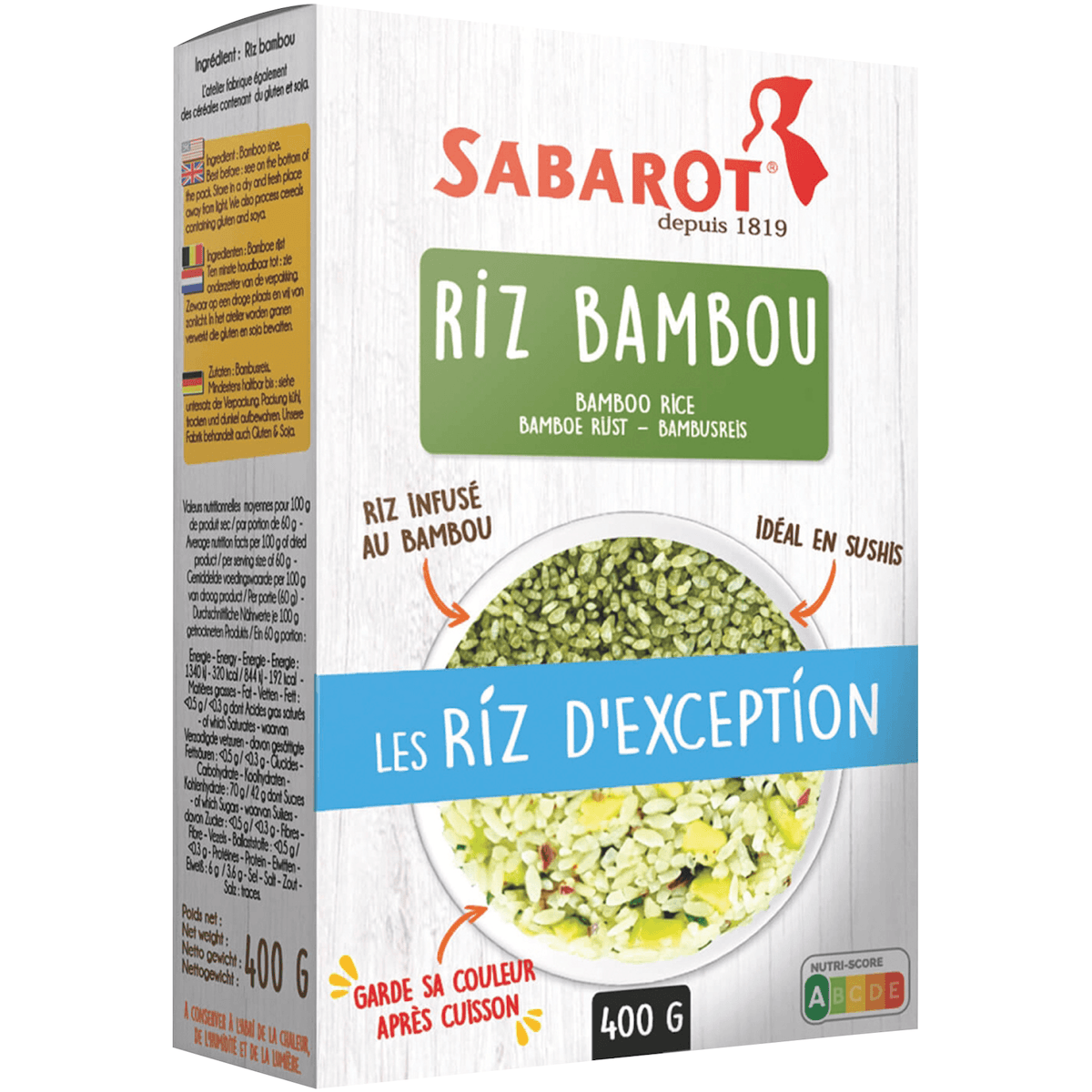 RIZ BAMBOU - 400G