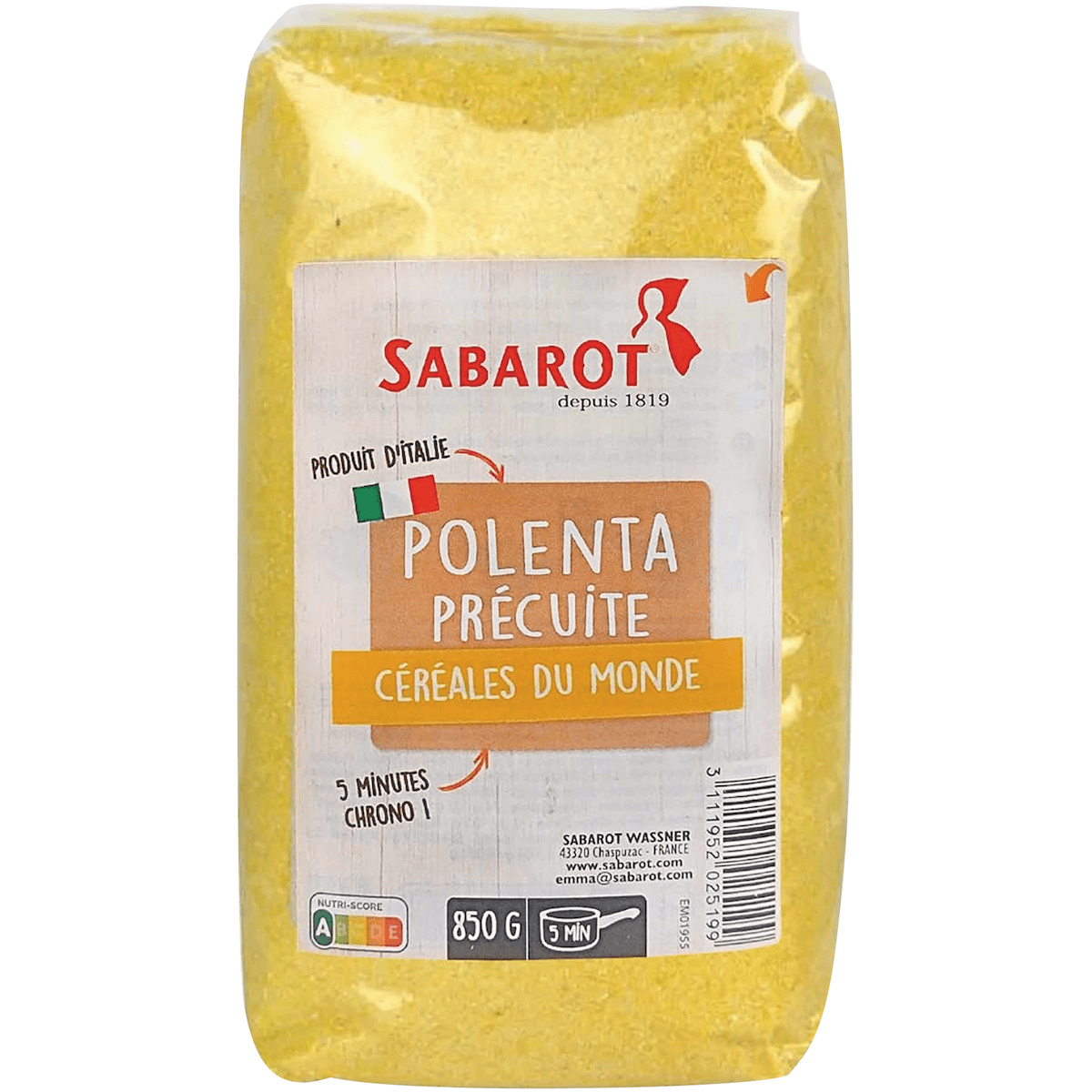 POLENTA PRECUITE - 850G