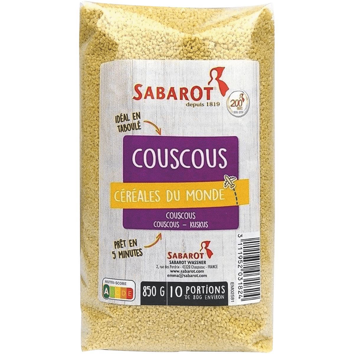 COUSCOUS DE BLE - 850G