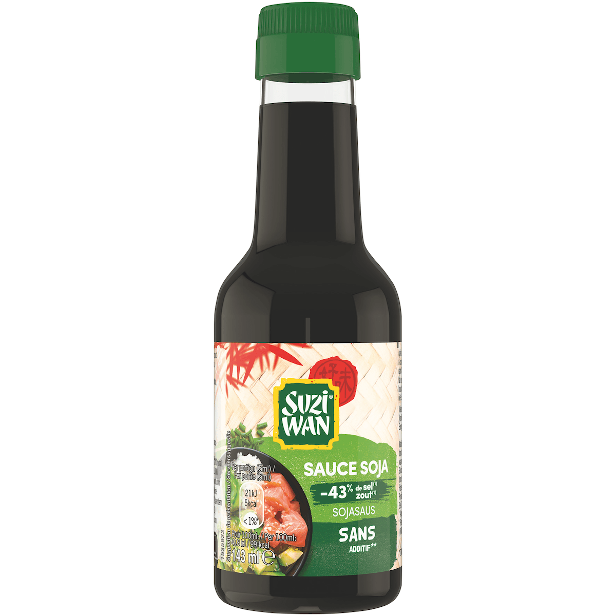 SAUCE SOJA ALLEGEE EN SEL 143ML
