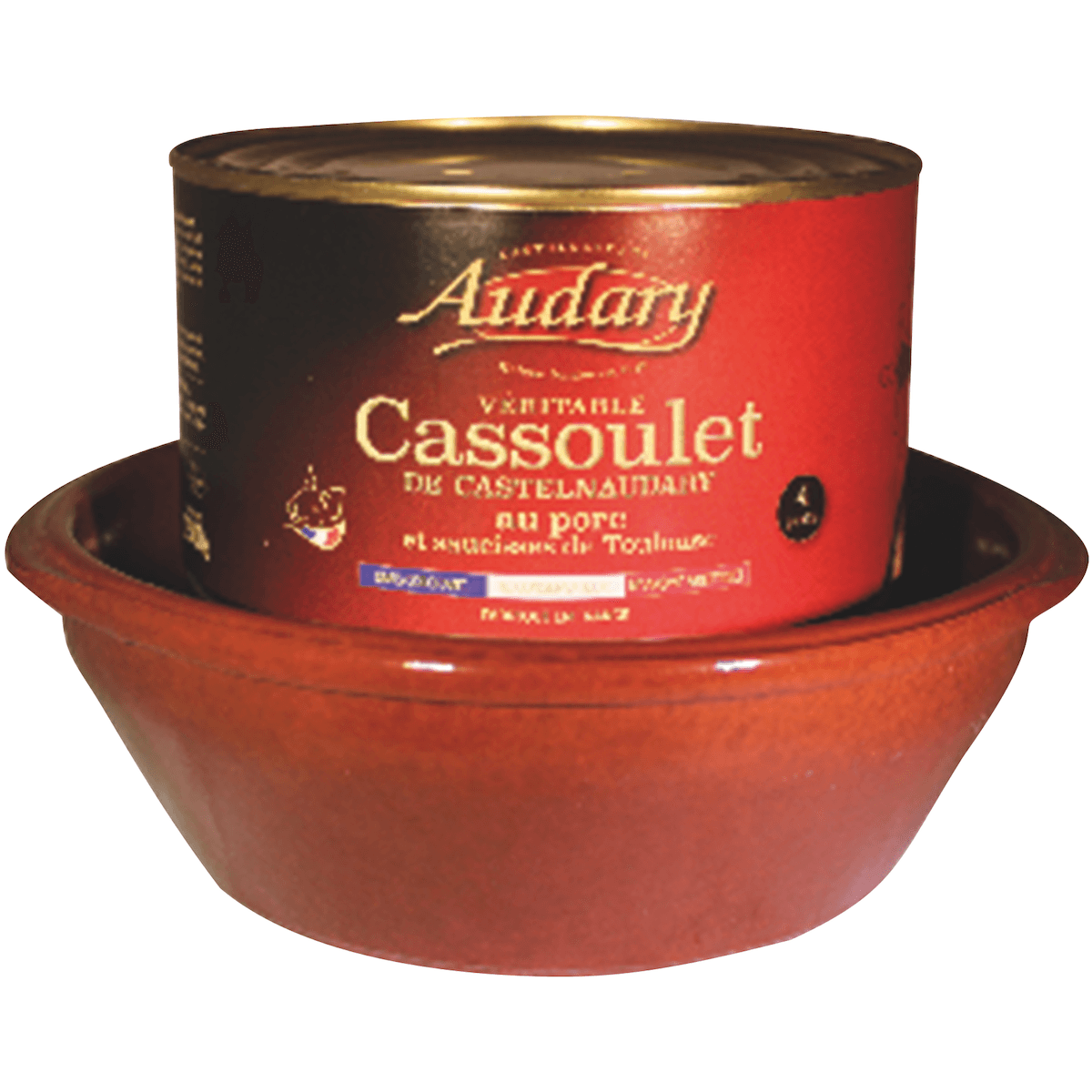 CASSOULET AU PORC 2/1 + CASSOLE TERRE CUITE 1500ML