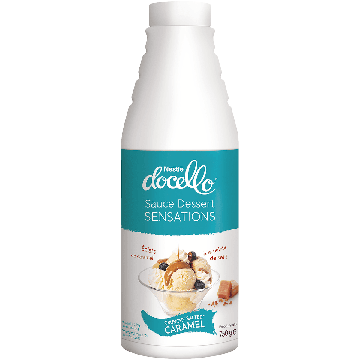 SAUCE SENSATIONS CRUNCHY CARAMEL BTL 750G