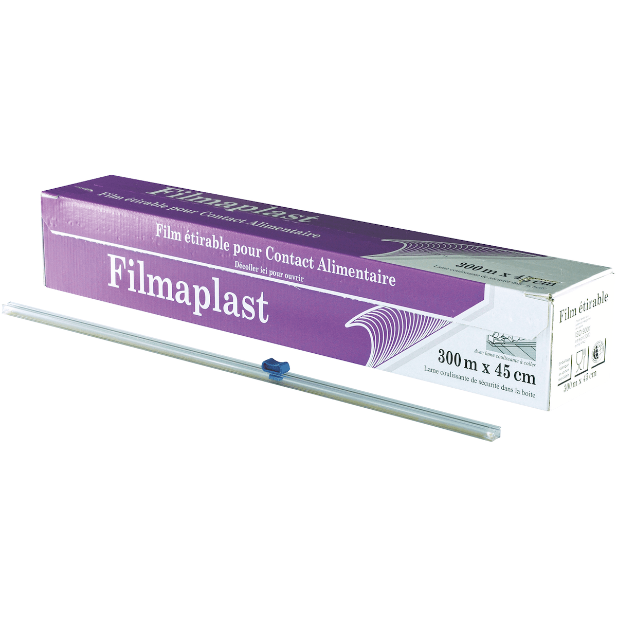 FILM BOITE DISTRI. CARTON 300X0.45 AVEC ZIP - 6 P/C