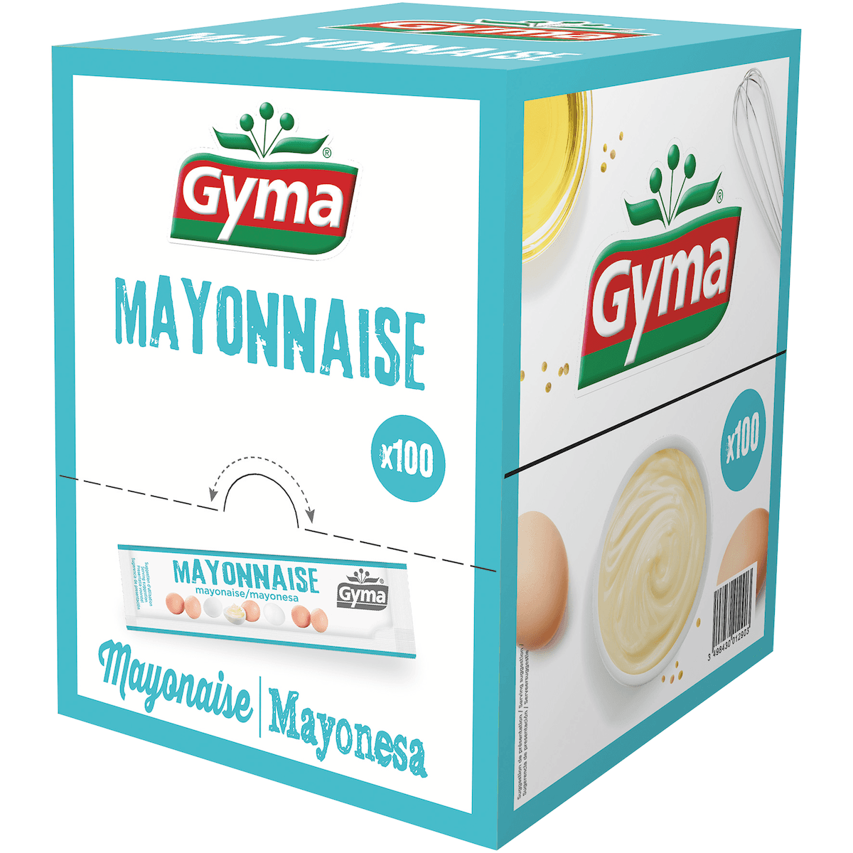 MAYONNAISE 10ML - BOITE DISTRIBUTRICE DE 100 STICKS