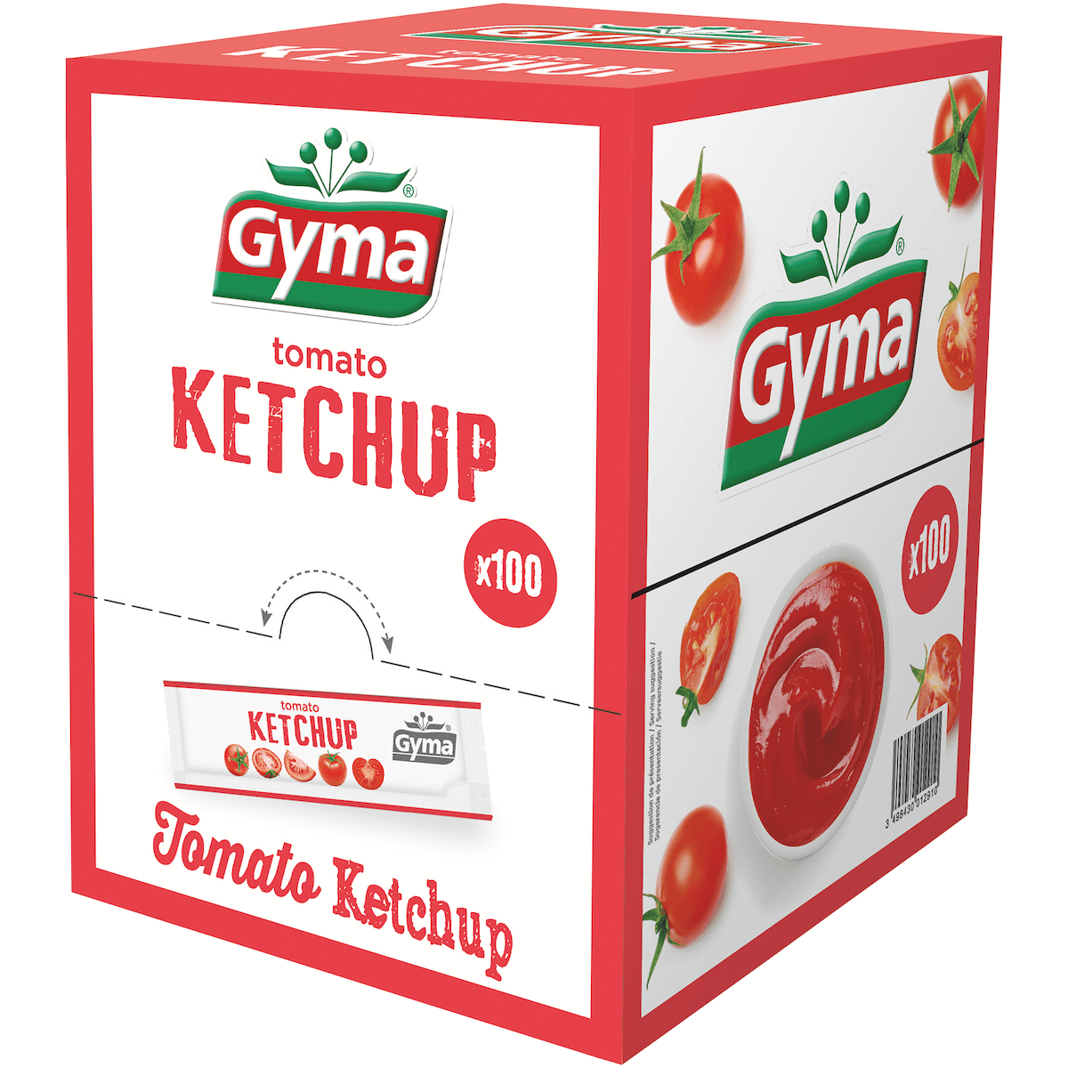 TOMATO KETCHUP 10G  - BOITE DISTRIBUTRICE DE 100 STICKS
