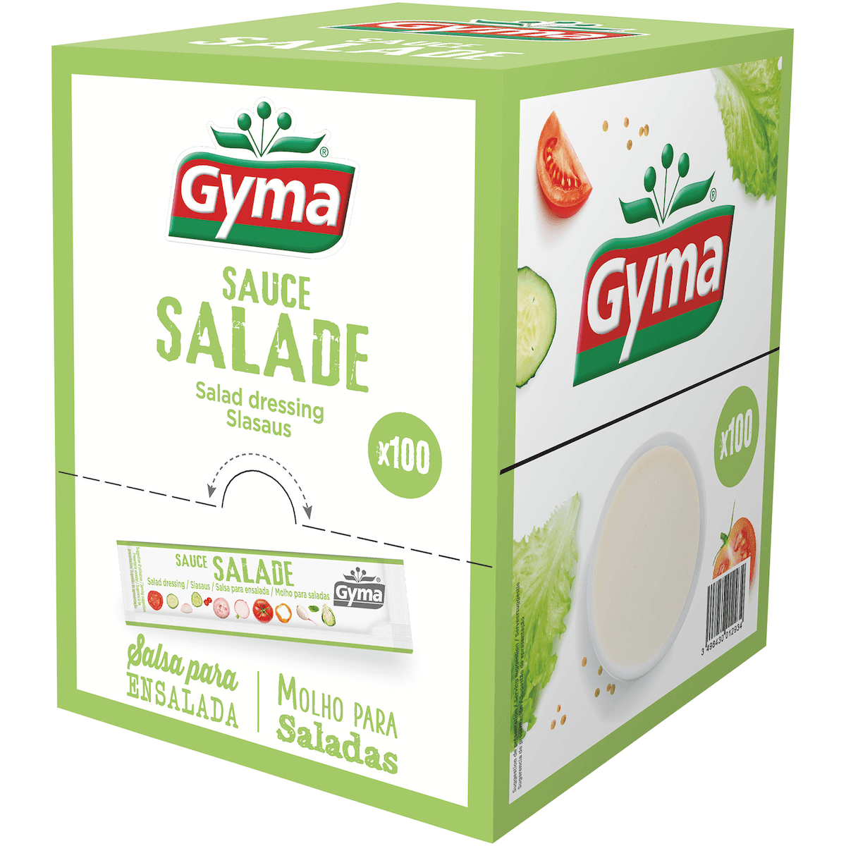 SAUCE SALADE 10ML - BOITE DISTRIBUTRICE DE 100 STICKS