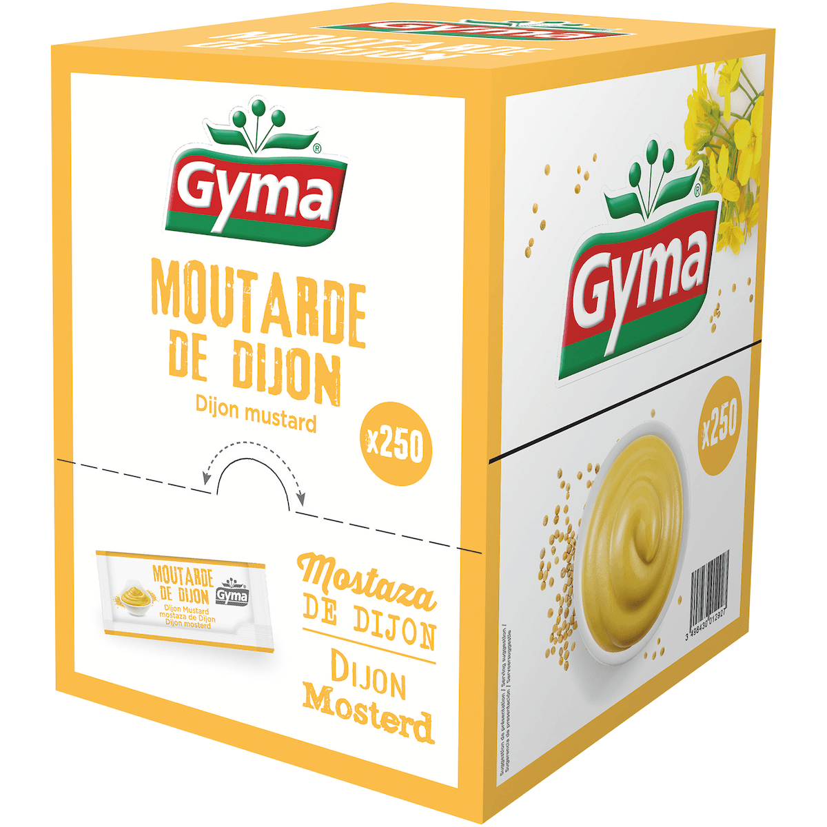 MOUTARDE DE DIJON 4G- BOITE DISTRIBUTRICE DE 250 STICKS