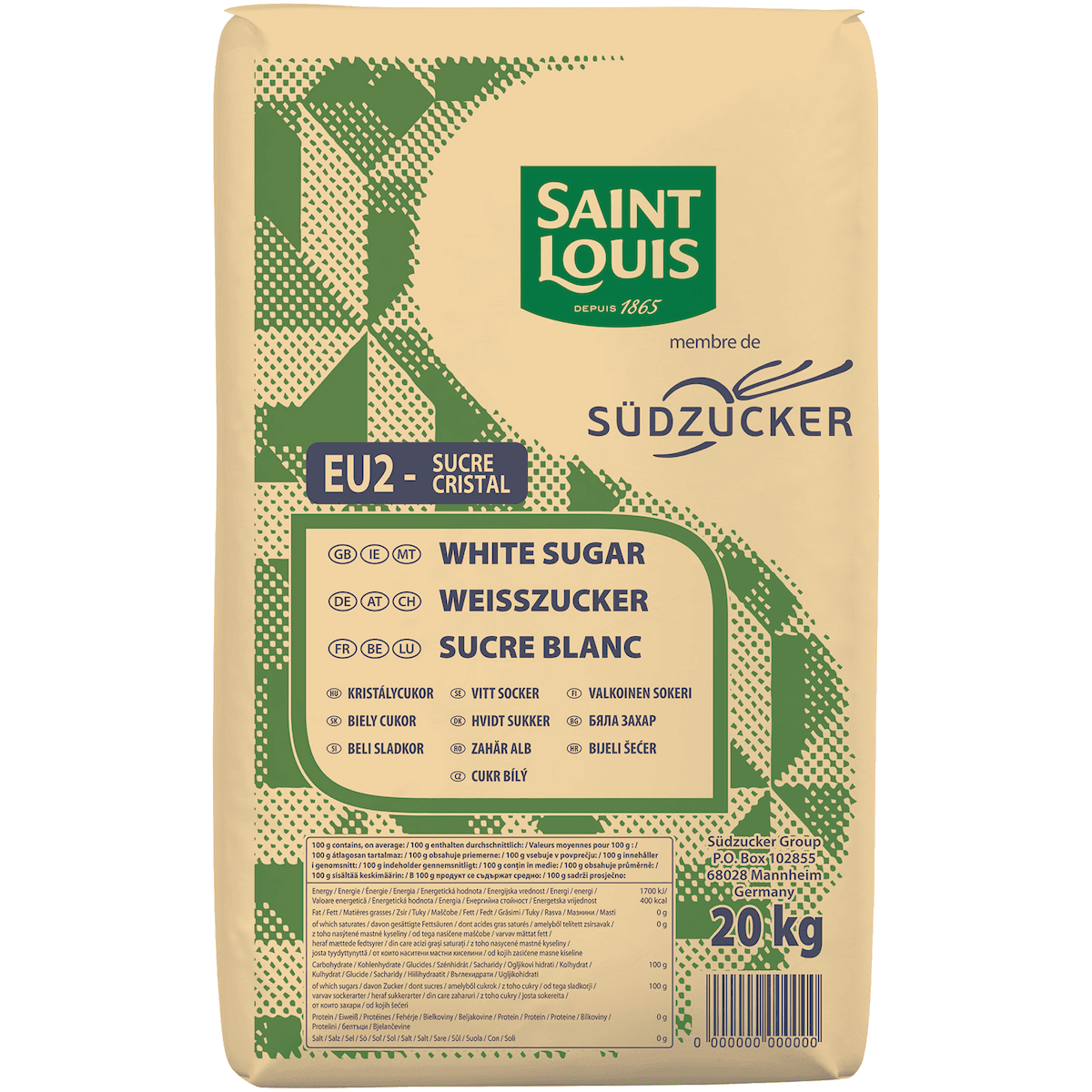 SUCRE CRISTAL SAC 20KG