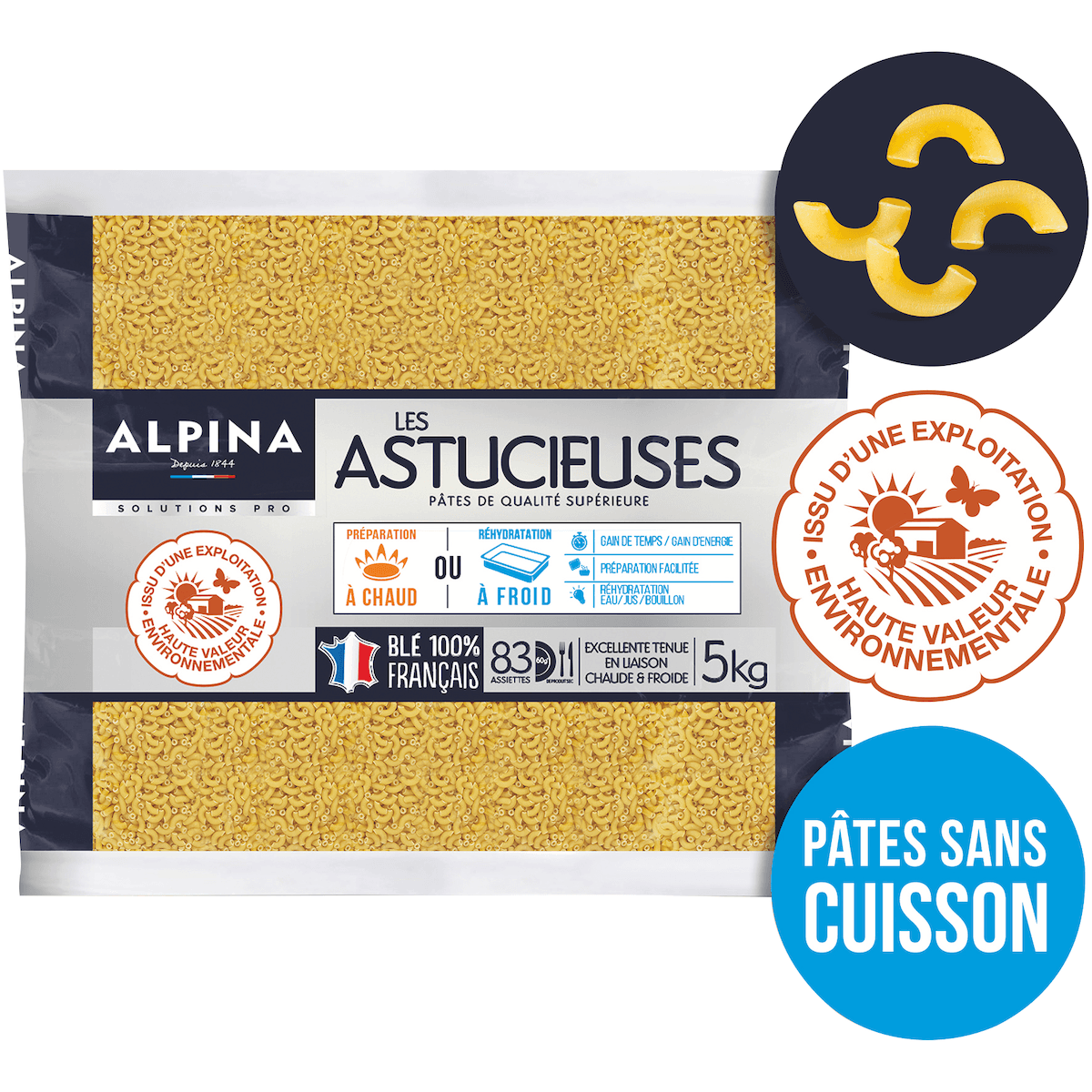 COQUILLETTES AS HVE - SAC 5KG