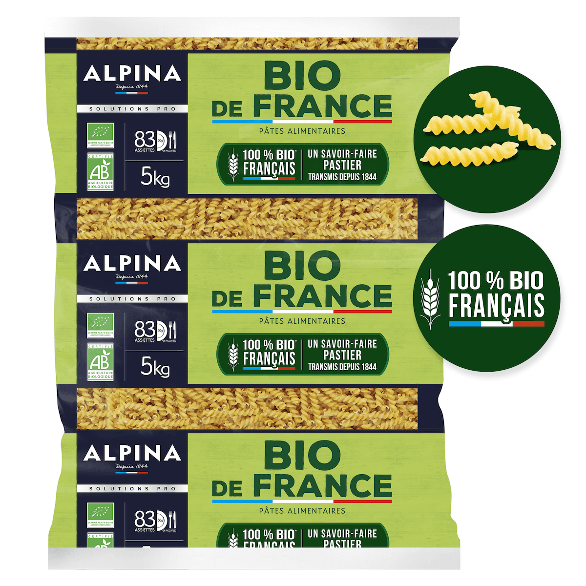 TORSADES QS BIO FRANCE - SAC 5KG