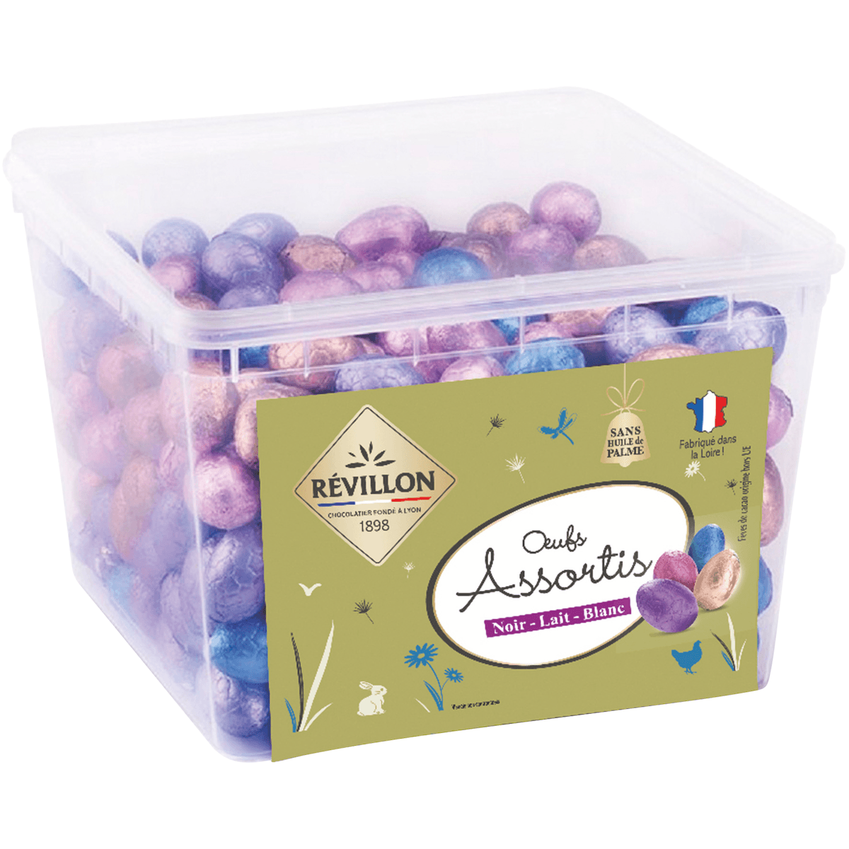 ASSORTIMENT OEUFS SOUS ALU ENV 255 PIECES