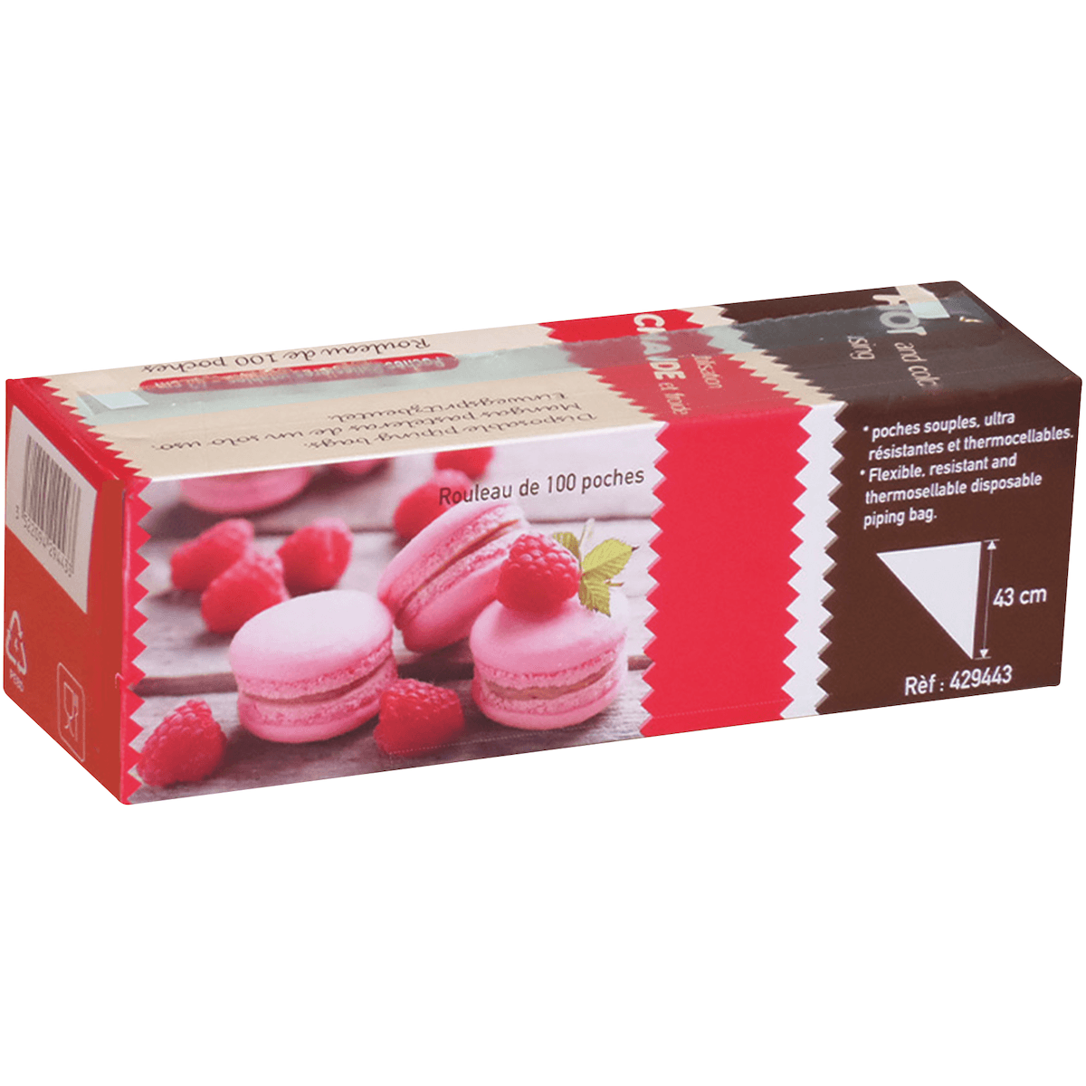 POCHE PATISSIERE TRANSPARANTE   R100