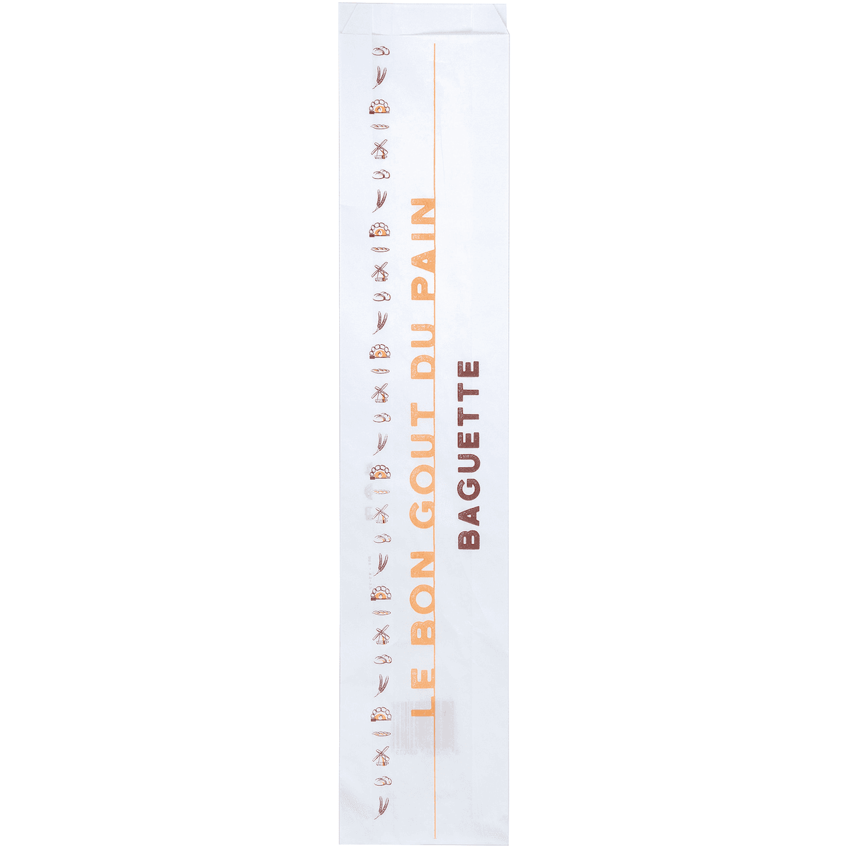 SACS BAGUETTES-KRAFT BLANC- CRT 1000