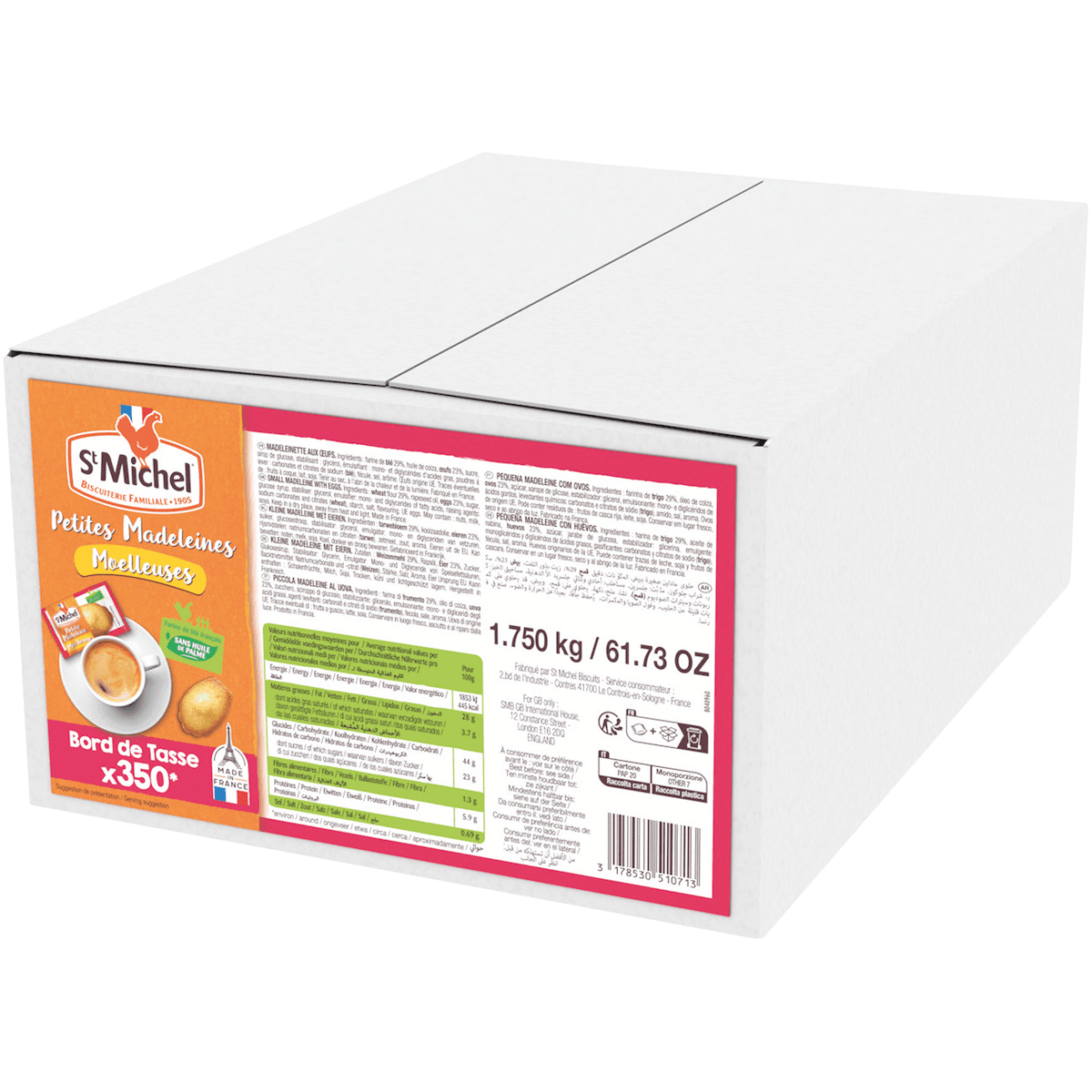 LA PETITE MADELEINE NATURE - 350 SACHETS INDIVIDUELS DE 5G