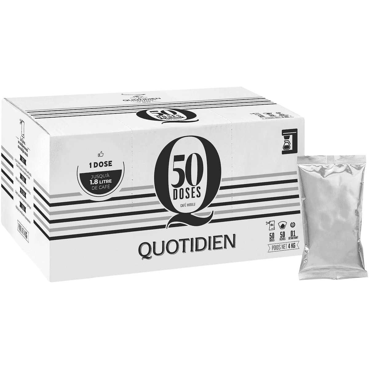 DOSE QUOTIDIEN 50/50 50 DOSES DE 80G