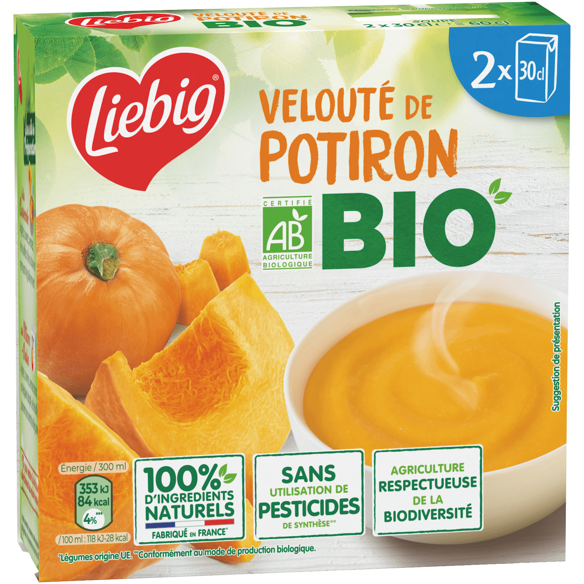 VELOUTE DE POTIRON BIO 2X30CL