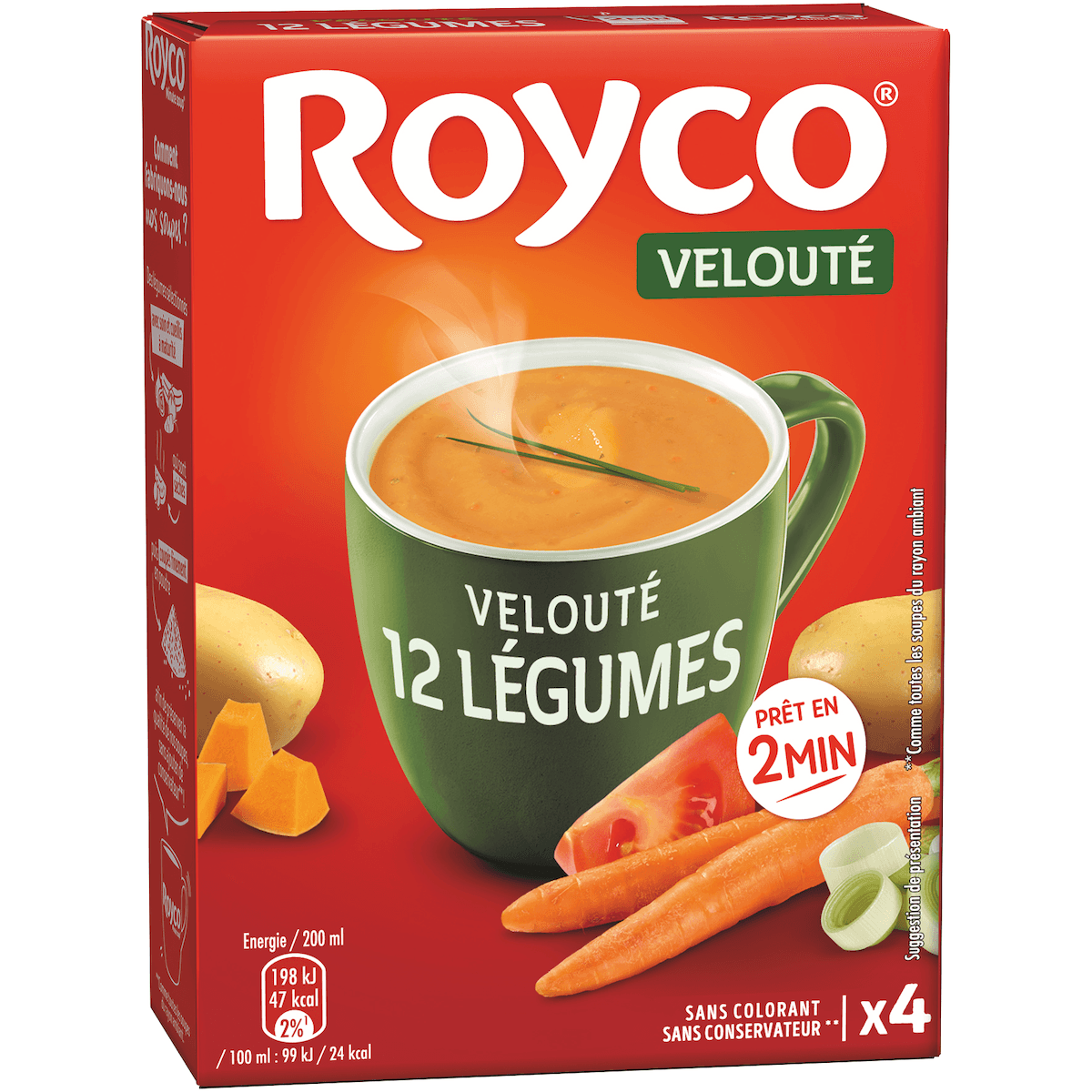 VELOUTE 12 LEGUMES - BTE 4 SACHETS