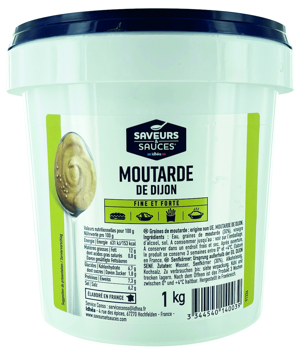 MOUTARDE DE DIJON - SEAU 1KG