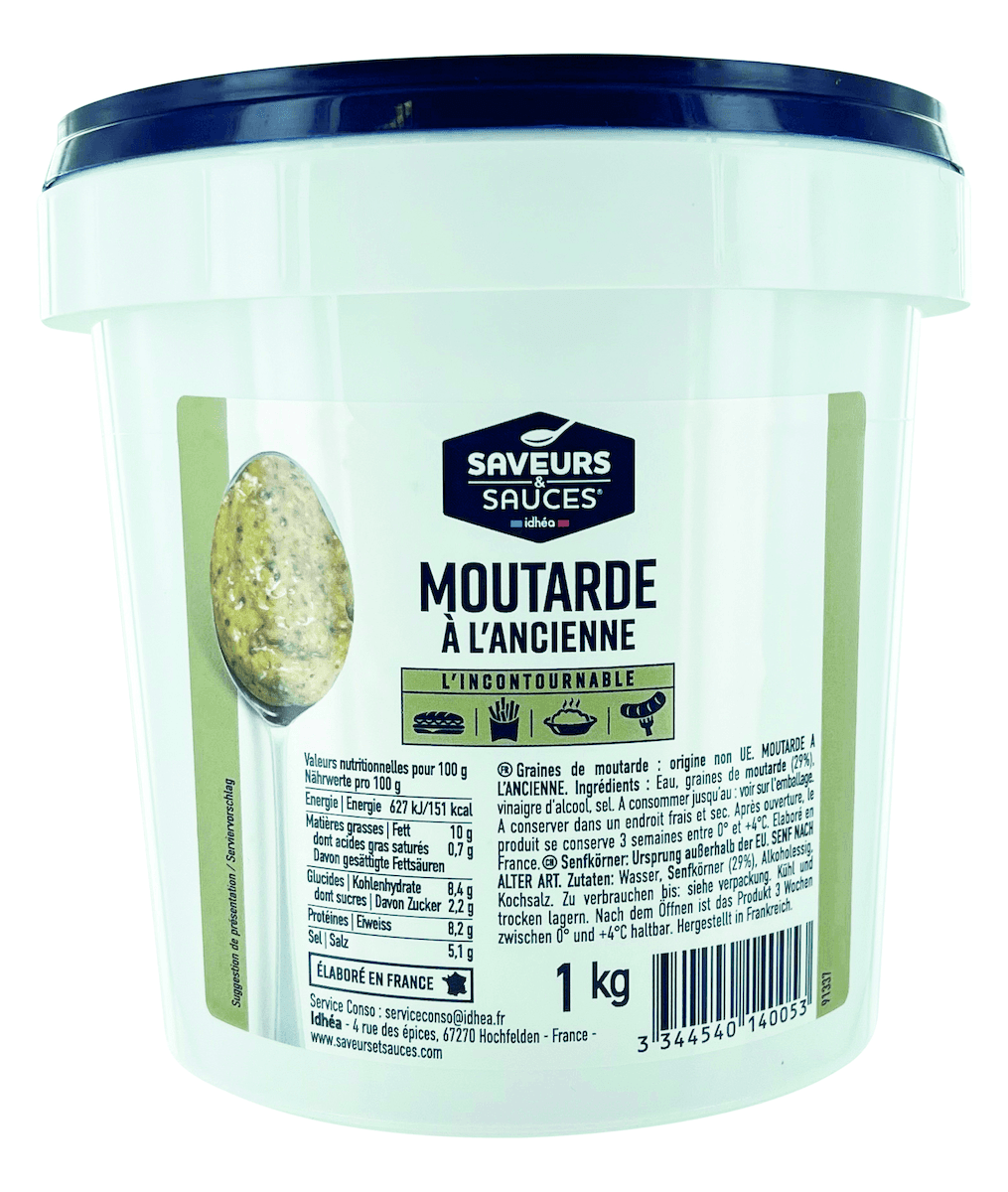 MOUTARDE A L ANCIENNE - SEAU 1KG