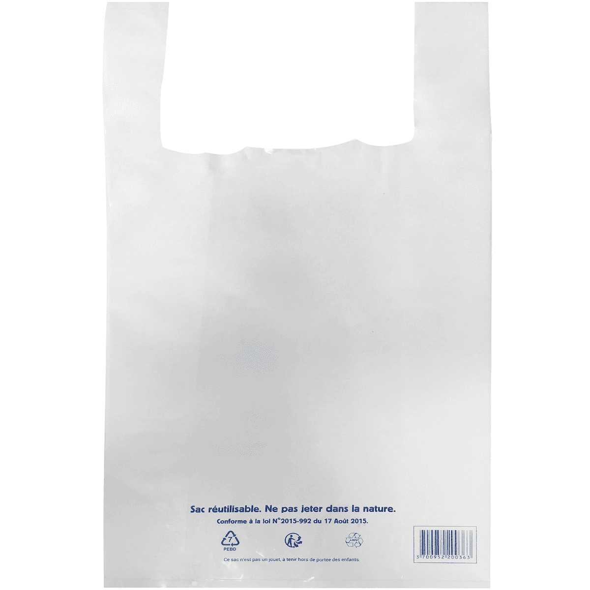 SACS BRETELLES A  MULTI-USAGE INTERNE APTE AU CONTACT ALIMENTAIRE